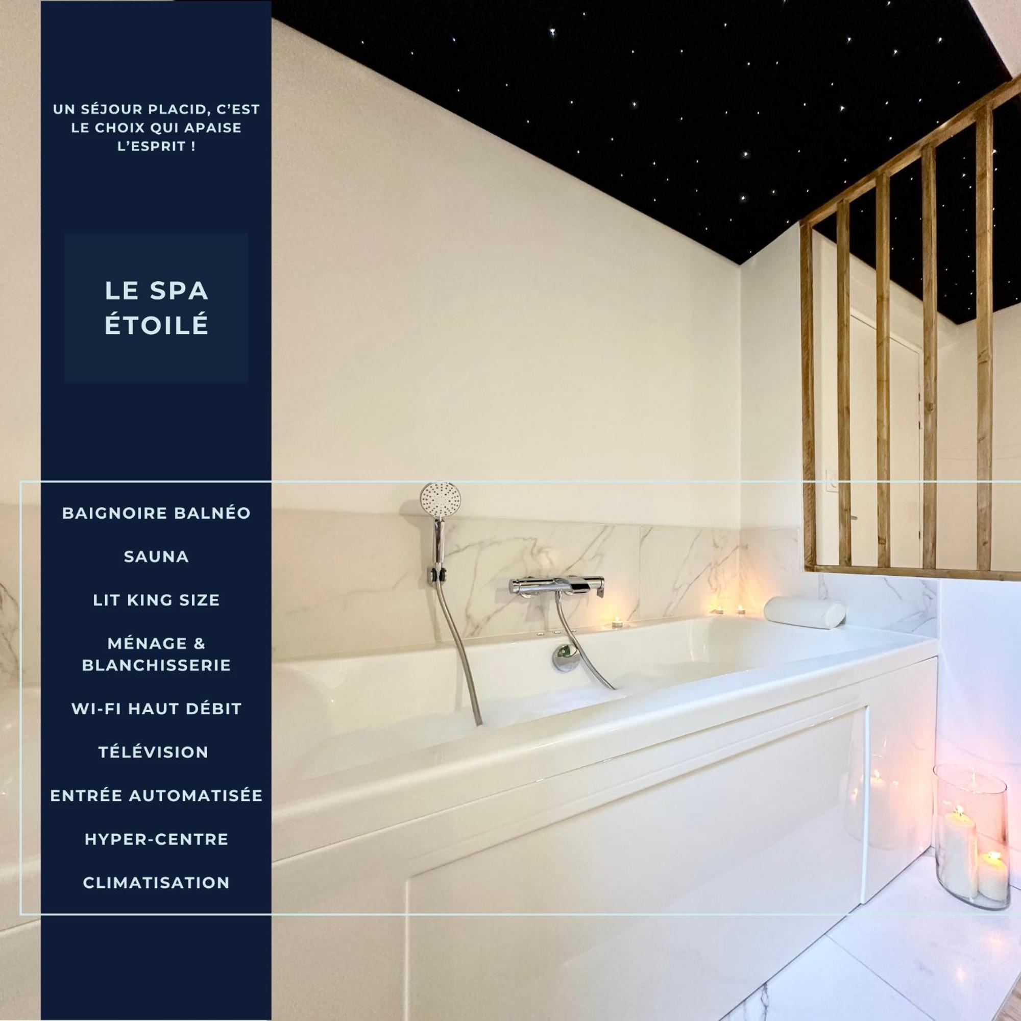 Le Spa Etoile - Baignoire Balneo Et Sauna Privatif Mont-de-Marsan Exterior foto